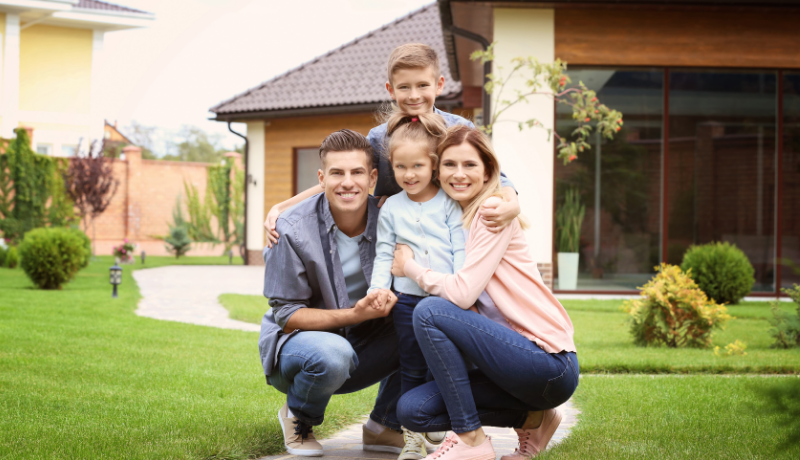 happy family making SMART financial decisions